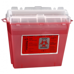 Bemis Sentinel Bemis Healthcare 175 030-Bemis Sentinel Multi-purpose Sharps Container, 1-1/4 gal, 10